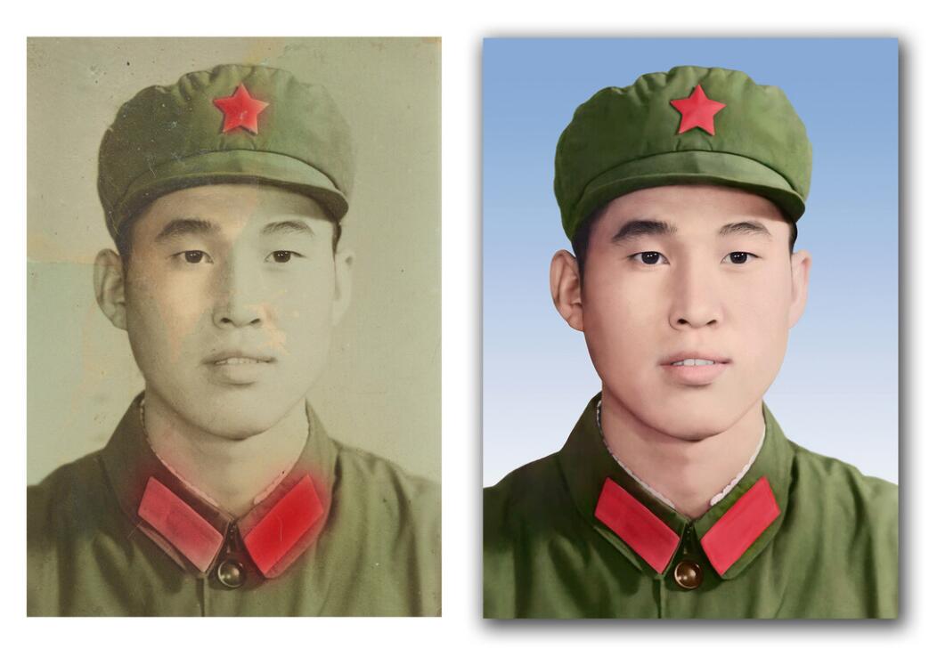 芙蓉破损照片修复-18